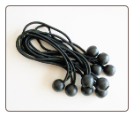 9" Black Regular Duty Ball Bungees 25 pcs ~ Free Shipping 9" Black Regular Duty Ball Bungees 25 pcs ~ Free Shipping