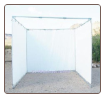 10' x 10' Sukkah Kit complete without pipe - 1 5/8" Fittings for Sukkot - Free Shipping