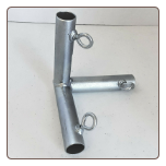 1pc 1 5/8" 3 Way Flat Corner Batting Cage Fitting (FWF3) 1pc 1 5/8" 3 Way Flat Corner Batting Cage Fitting (FWF3)