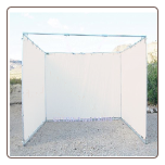 10' x 10' Tan Sukkah Kit complete without pipe - 1" Fittings for Sukkot - Free Shipping