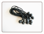 6" Black Regular Duty Ball Bungees 50pcs ~ Free Shipping 6" Black Regular Duty Ball Bungees 50pcs ~ Free Shipping