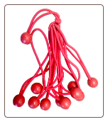 9" Red Regular Duty Ball Bungees 50 pcs ~ Free Shipping 9" Red Regular Duty Ball Bungees 50 pcs ~ Free Shipping
