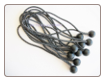 11" Black Premium Heavy Duty Ball Bungees 50 pcs ~ Free Shipping 11" Black Premium Heavy Duty Ball Bungees 50 pcs ~ Free Shipping