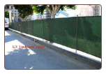 6' x 50'  Green Mesh Screen Shade Fence Tarp - Approx. 5'6" x 49'6" ~ Free Shipping
