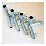 4pc - 3 Way Sukkah Top Corner Fittings for Sukkot (F3B) - Fits 1" EMT Pipe - Free Shipping 4pc - 3 Way Sukkah Top Corner Fittings for Sukkot (F3B) - Fits 1" EMT Pipe - Free Shipping