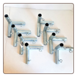 8pc 1" 3 Way Flat Corner (F3B) Free Shipping 8pc 1" 3 Way Flat Corner (F3B) Free Shipping