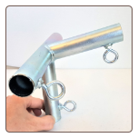 1pc 1" Baseball Batting Cage 4 Way Slant Leg Fitting (P4I) Free Shipping 1pc 1" Baseball Batting Cage 4 Way Slant Leg Fitting (P4I) Free Shipping