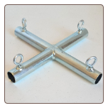 3/4"  4 way FLAT "X" CROSS CANOPY FITTING (FX) 3/4" Pipe ~ Canopy Parts F/S