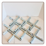 8pc 3/4" 4 Way Flat "X" Cross (FXA) Free Shipping 8pc 3/4" 4 Way Flat "X" Cross (FXA) Free Shipping