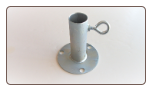 SHORT FOOT PAD 3/4" CANOPY FITTING  3/4" PIPE (FPA)