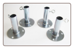 4pc - 3/4" Short Foot Pad Canopy Fitting (FPA) ~ Free Shipping