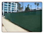 8' x 50' Green Mesh Screen Shade Fence Tarp - Approx. 7'6" x 49'6" ~ Free Shipping