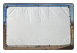 12' X 20' HANGING OUTDOOR HOME THEATER PROJECTION MOVIE SCREEN KIT 1" ** FREE SHIPPING