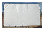 12' x 16' HANGING Outdoor Home Theater Projection Movie Screen Kit using 1" Fittings - Free Shipping 12' x 16' HANGING Outdoor Home Theater Projection Movie Screen Kit using 1" Fittings - Free Shipping