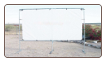 16' x 20' STANDING Outdoor Home Theater Projection Movie Screen Kit using 3/4" Fittings - Free Shipping 16' x 20' STANDING Outdoor Home Theater Projection Movie Screen Kit using 3/4" Fittings - Free Shipping