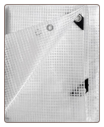 10' X 15' Clear Heavy Duty Poly Tarp - Approx. 9'6" x 14'6" ~ Free Shipping 10' X 15' Clear Heavy Duty Poly Tarp - Approx. 9'6" x 14'6" ~ Free Shipping